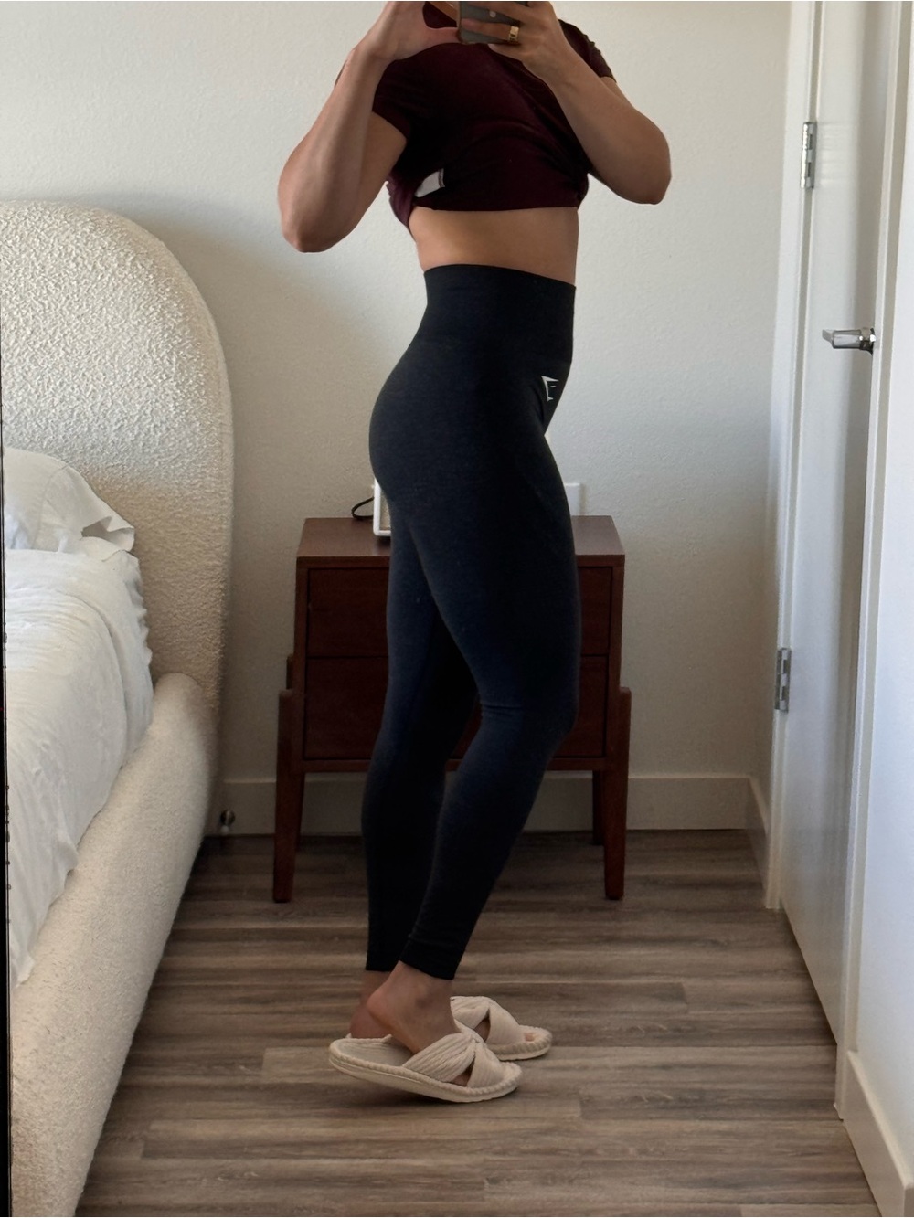 Gym Shark Vital Seamless High-Waist Black Active Leggings XS